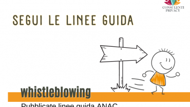 PUBBLICATE LE LINEE GUIDA ANAC